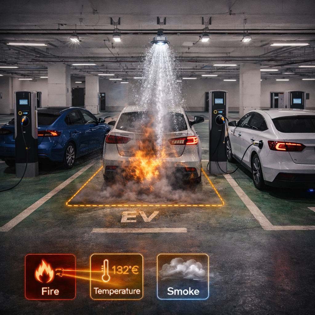 EV fire suppression system Thailand