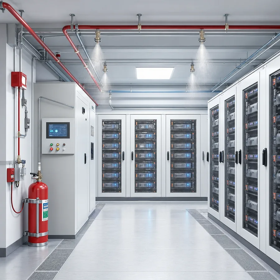 EV ESS fire suppression system XUAN BKK