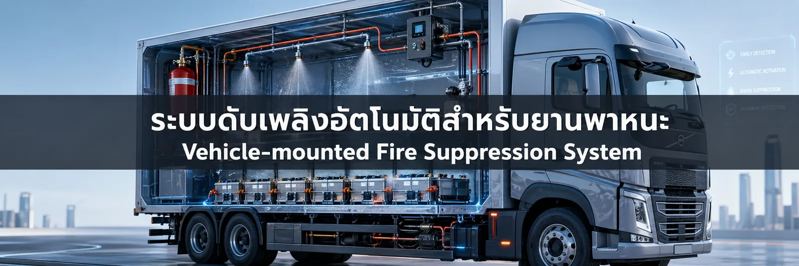 EV ESS fire suppression system XUAN BKK
