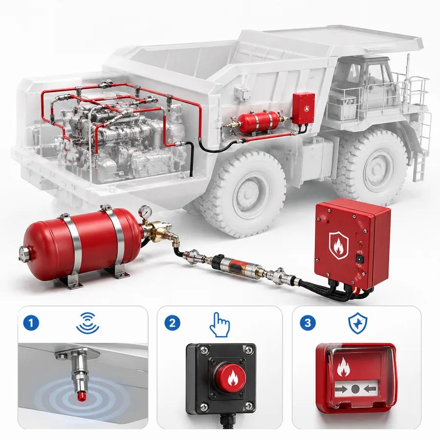 EV ESS fire suppression system XUAN BKK