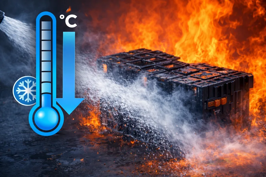 LCF-500 lithium battery fire suppression agent