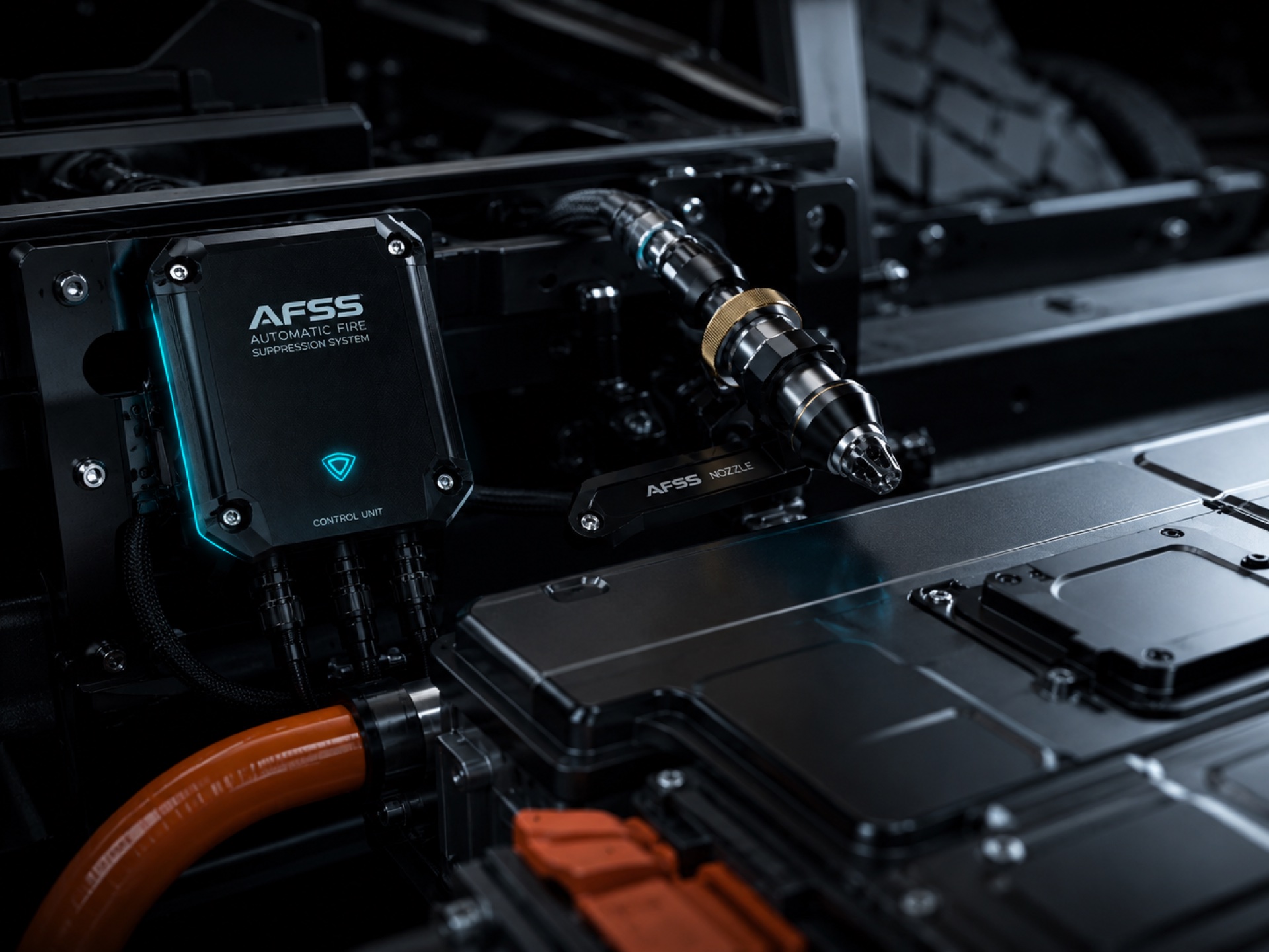 AFSS control unit and nozzle